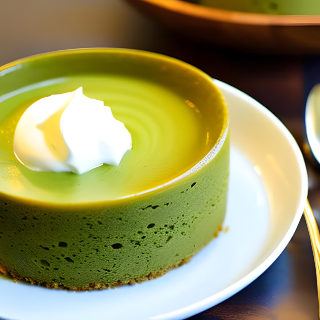Green Tea Pudding Recipe