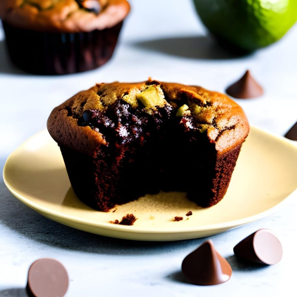 Avocado Chocolate Muffin