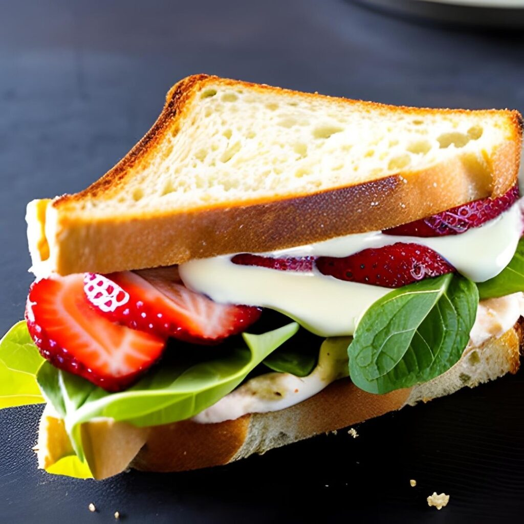 Strawberry Cheese Sandwich