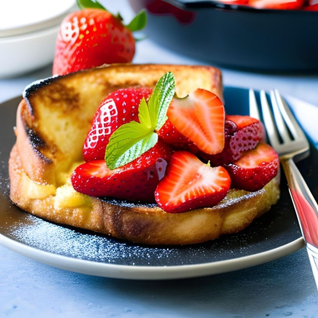 Strawberry French toast