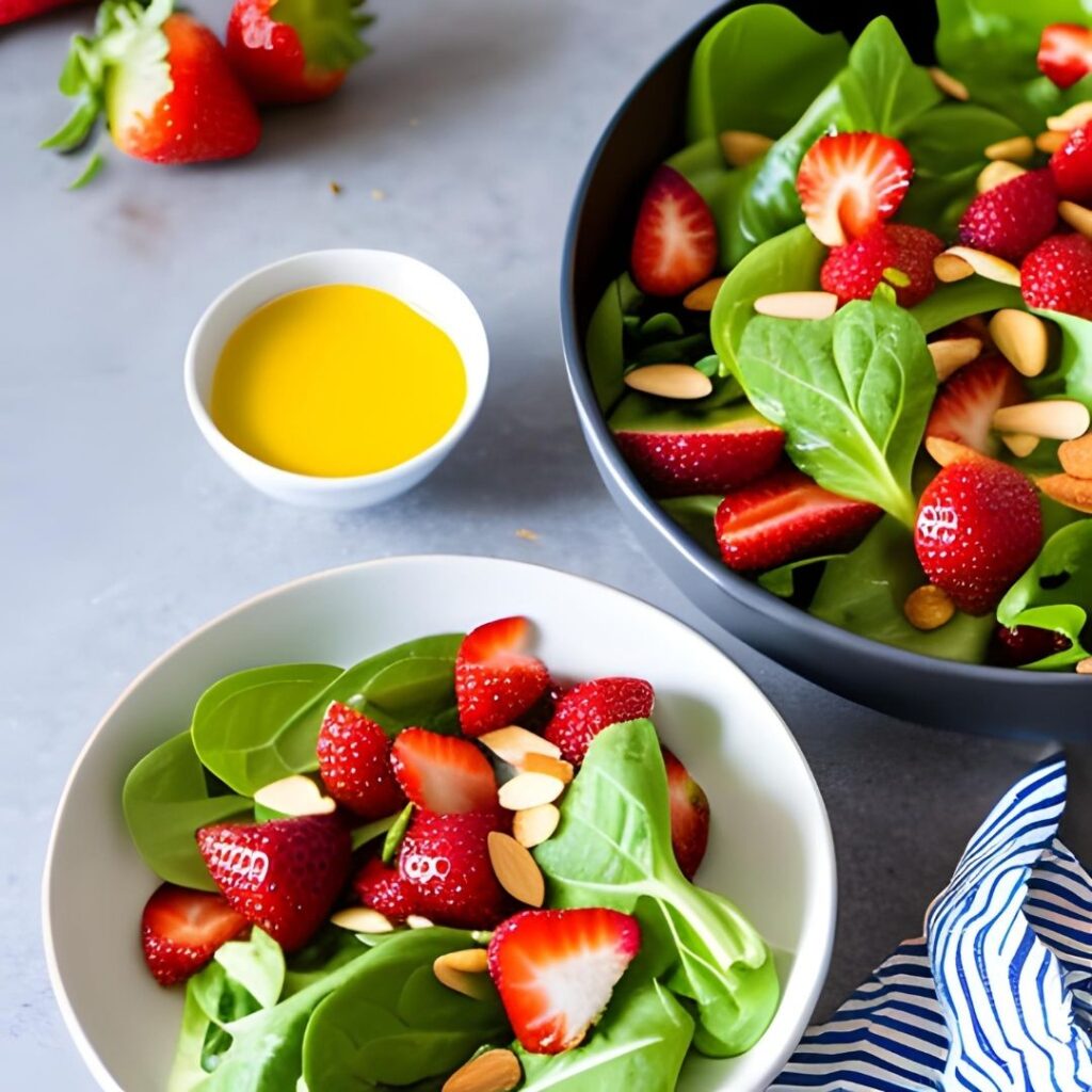Strawberry Almond Salad