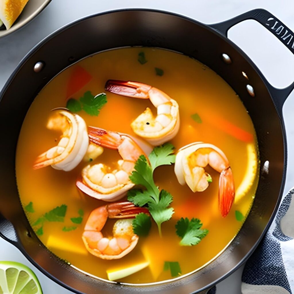 Shrimp Cooking Soup