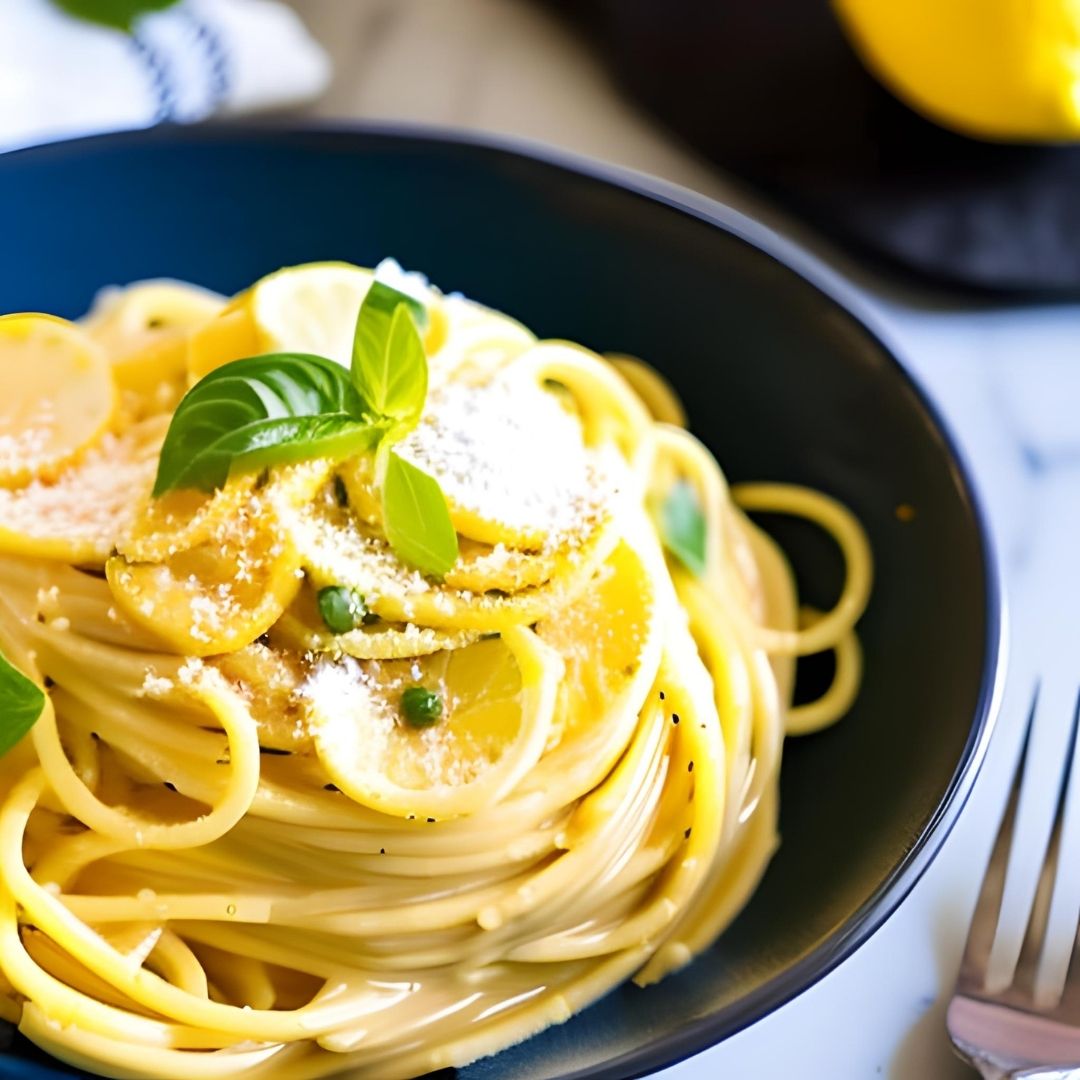 Lemon Cream Spaghetti Recipe